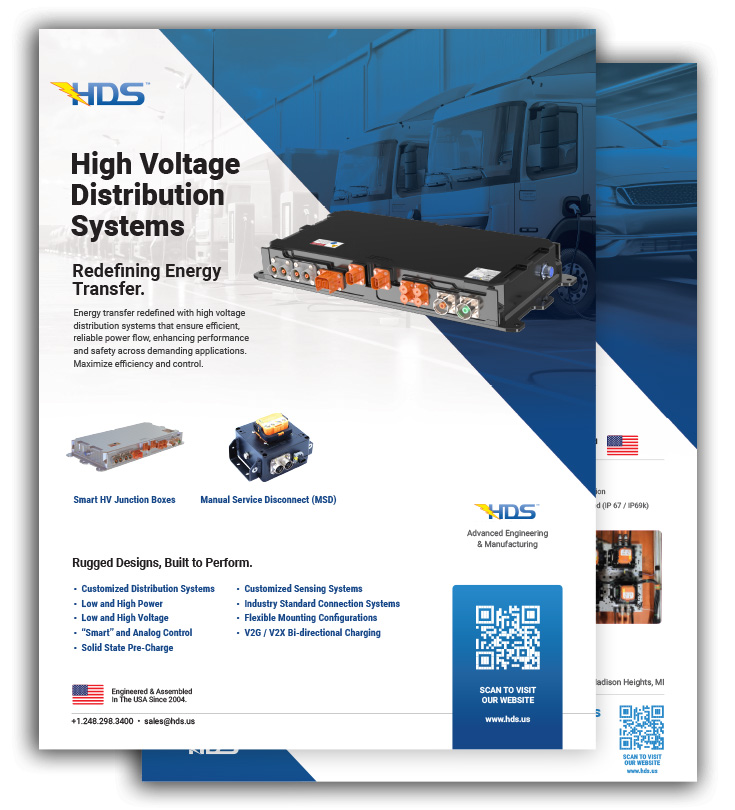 Hybrid Design Services High Voltage Distribution Systems techinal sheet image